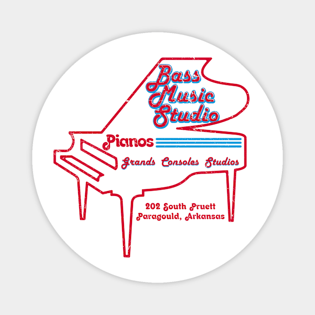 Bass Music Studio Magnet by rt-shirts